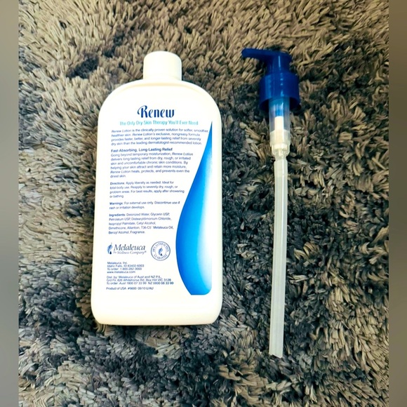 MELALEUCA Renew Intensive Skin Therapy Lotion  - 20 oz with pump - Picture 2 of 4